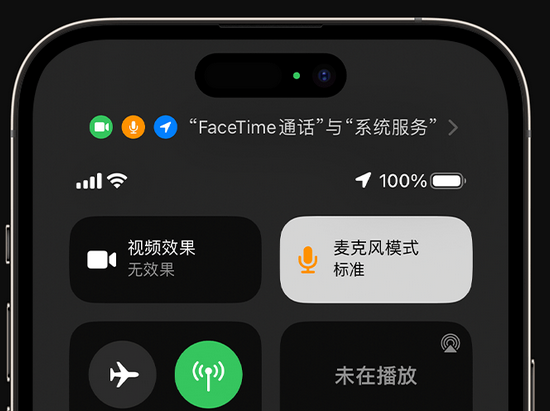 射阳苹果授权维修网点分享iPhone在通话时让你的声音更清晰 