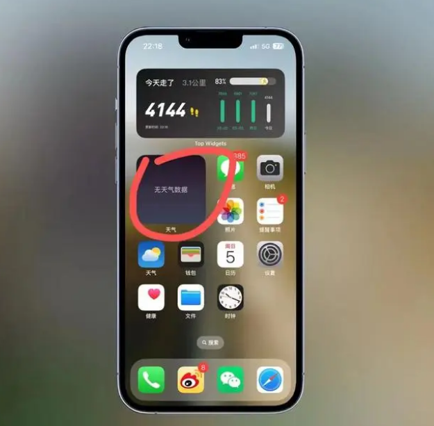 射阳苹果手机维修分享:iOS16主屏幕天气小组件无法正常工作怎么办？ 